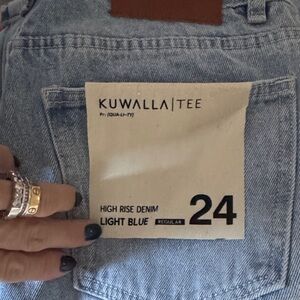 Kuwalla Tee Women's High Rise Light Blue Jeans